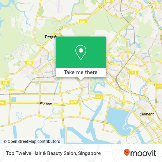 Top Twelve Hair & Beauty Salon map