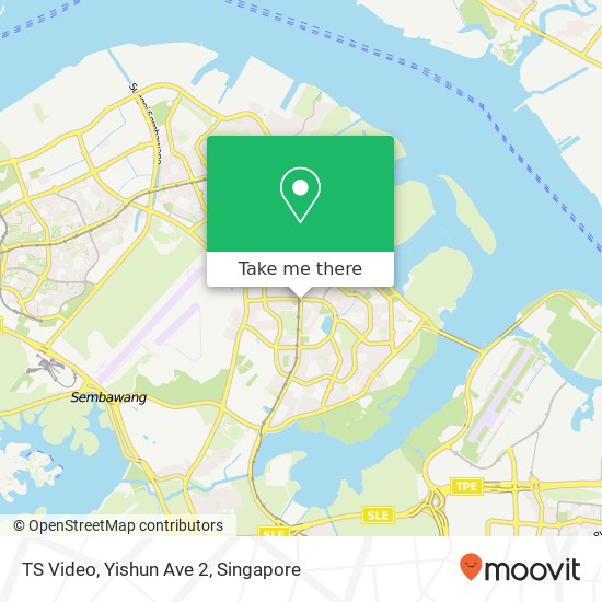 TS Video, Yishun Ave 2 map