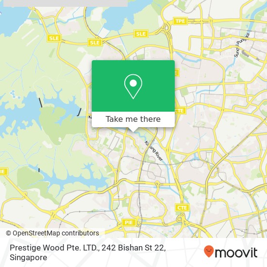 Prestige Wood Pte. LTD., 242 Bishan St 22地图