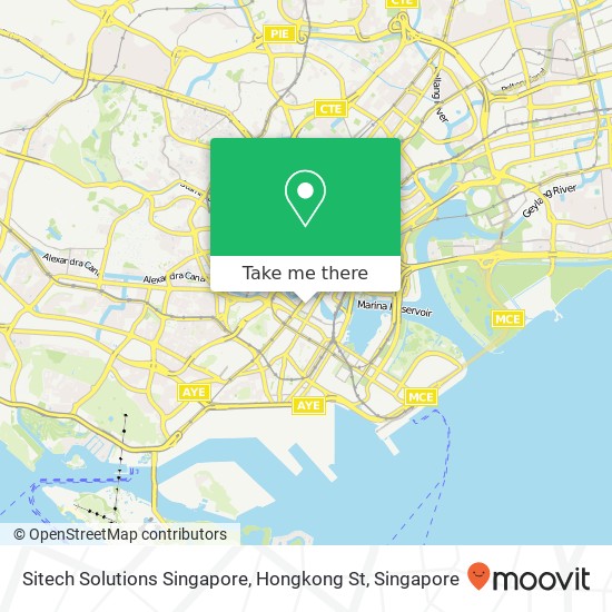 Sitech Solutions Singapore, Hongkong St地图