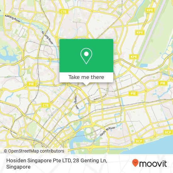 Hosiden Singapore Pte LTD, 28 Genting Ln地图