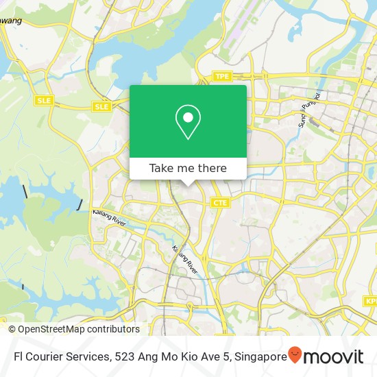 Fl Courier Services, 523 Ang Mo Kio Ave 5地图