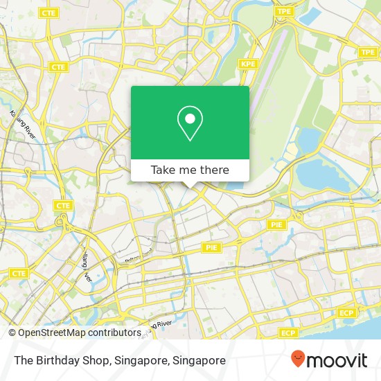 The Birthday Shop, Singapore map