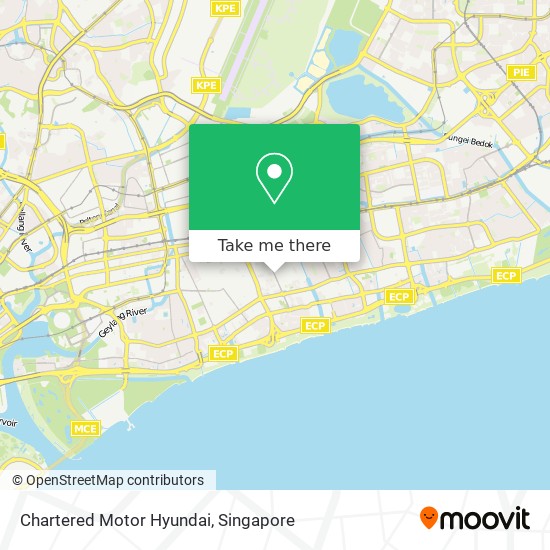 Chartered Motor Hyundai map