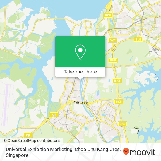 Universal Exhibition Marketing, Choa Chu Kang Cres map