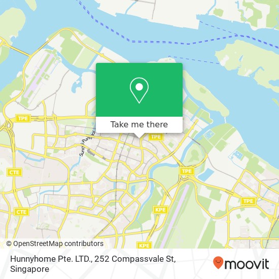 Hunnyhome Pte. LTD., 252 Compassvale St地图