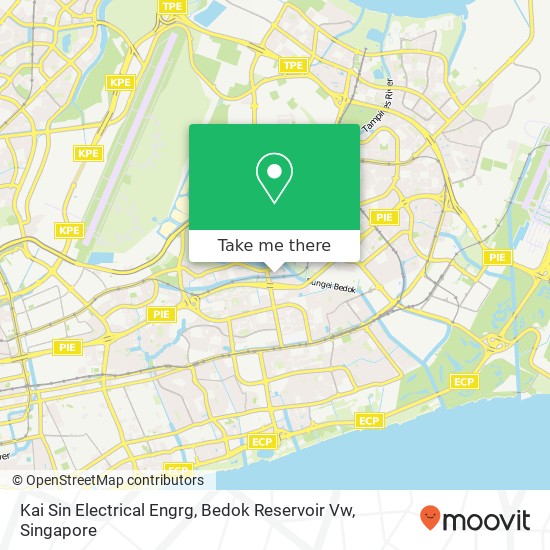 Kai Sin Electrical Engrg, Bedok Reservoir Vw map