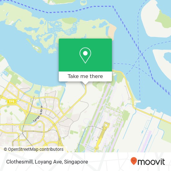 Clothesmill, Loyang Ave map