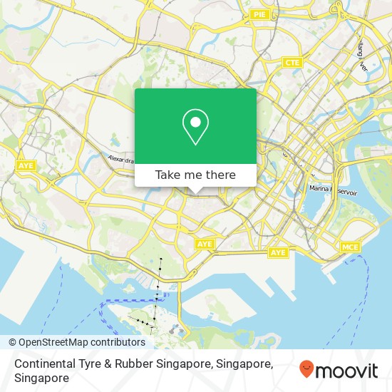 Continental Tyre & Rubber Singapore, Singapore地图