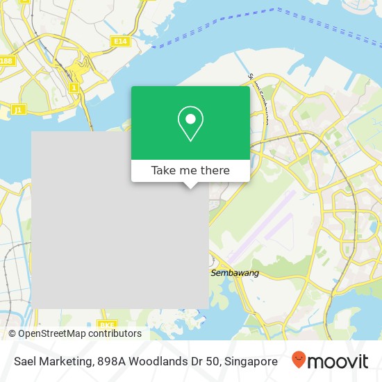 Sael Marketing, 898A Woodlands Dr 50地图