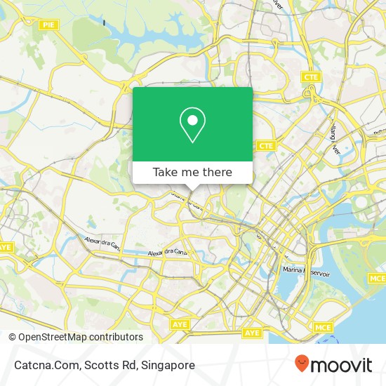 Catcna.Com, Scotts Rd map