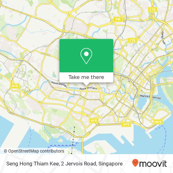 Seng Hong Thiam Kee, 2 Jervois Road地图