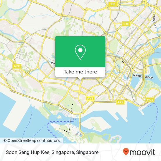 Soon Seng Hup Kee, Singapore map