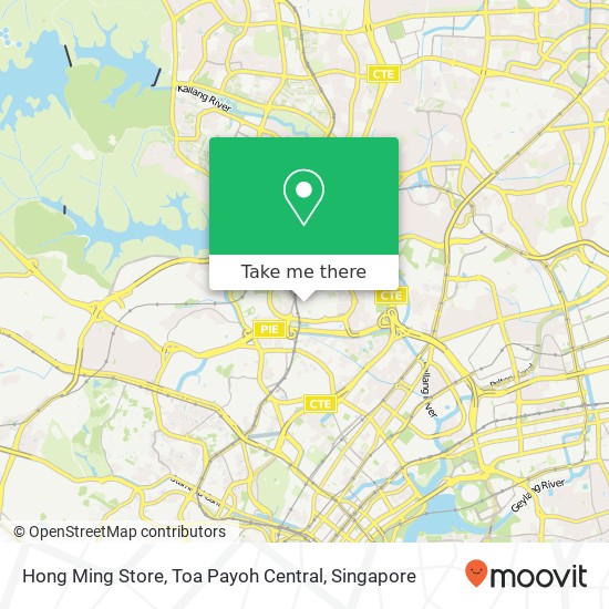 Hong Ming Store, Toa Payoh Central map