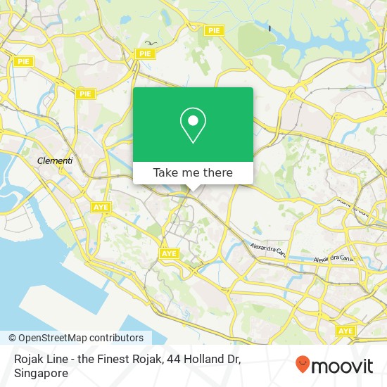Rojak Line - the Finest Rojak, 44 Holland Dr地图