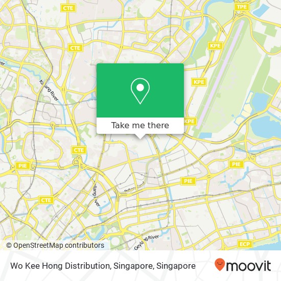 Wo Kee Hong Distribution, Singapore地图