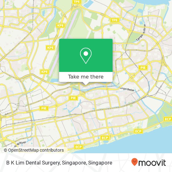 B K Lim Dental Surgery, Singapore map