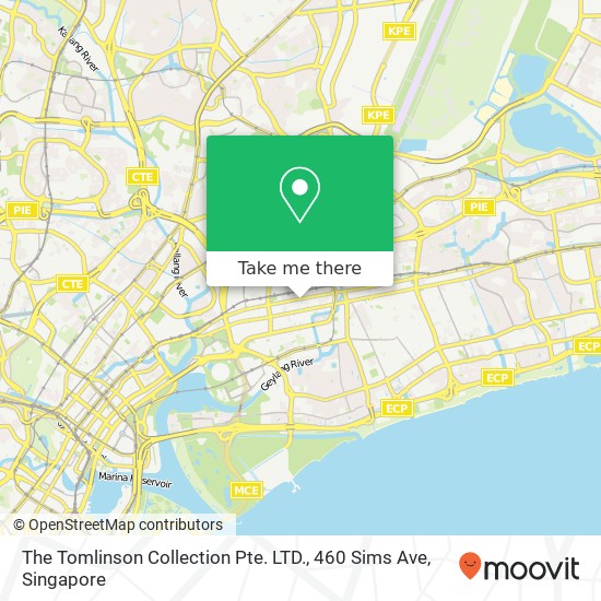 The Tomlinson Collection Pte. LTD., 460 Sims Ave map