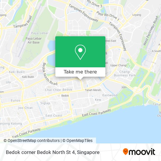 Bedok corner Bedok North St 4地图