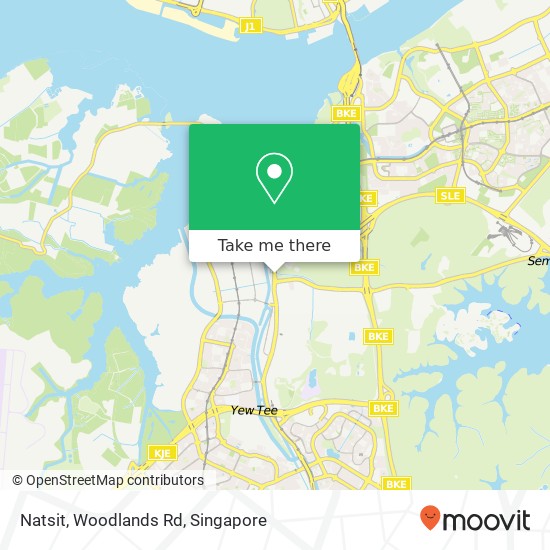 Natsit, Woodlands Rd map