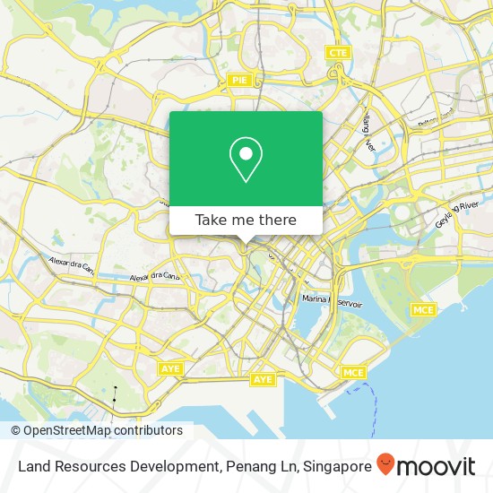 Land Resources Development, Penang Ln map