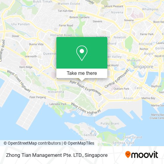Zhong Tian Management Pte. LTD.地图