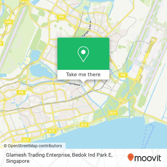 Glamesh Trading Enterprise, Bedok Ind Park E map