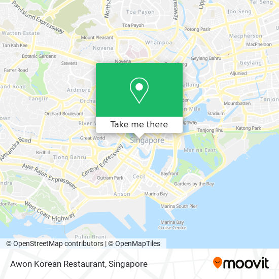 Awon Korean Restaurant map
