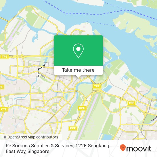 Re:Sources Supplies & Services, 122E Sengkang East Way map
