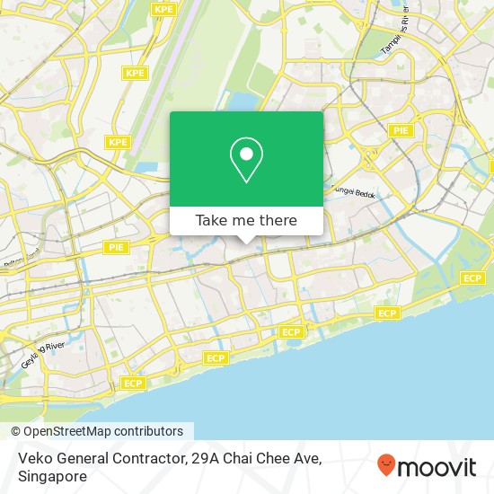 Veko General Contractor, 29A Chai Chee Ave map