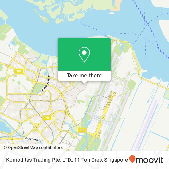 Komoditas Trading Pte. LTD., 11 Toh Cres map