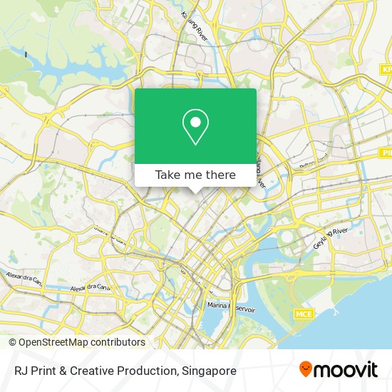 RJ Print & Creative Production map