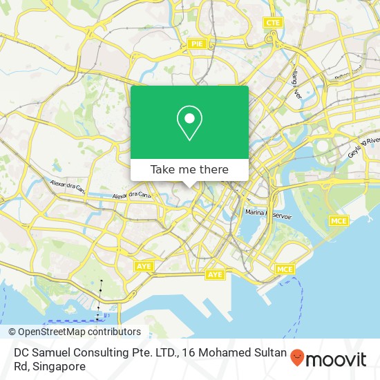 DC Samuel Consulting Pte. LTD., 16 Mohamed Sultan Rd map