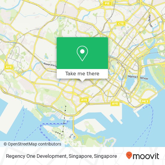 Regency One Development, Singapore map