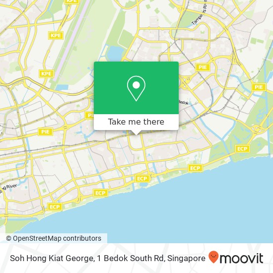 Soh Hong Kiat George, 1 Bedok South Rd map