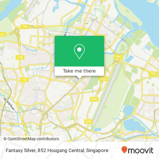 Fantasy Silver, 852 Hougang Central地图