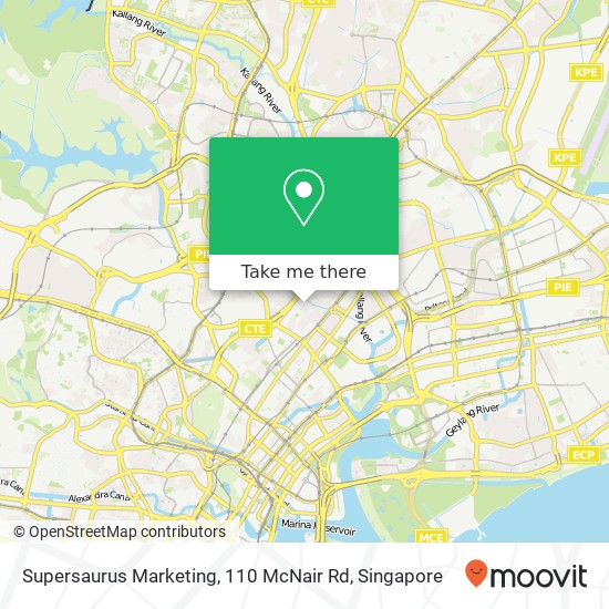 Supersaurus Marketing, 110 McNair Rd map