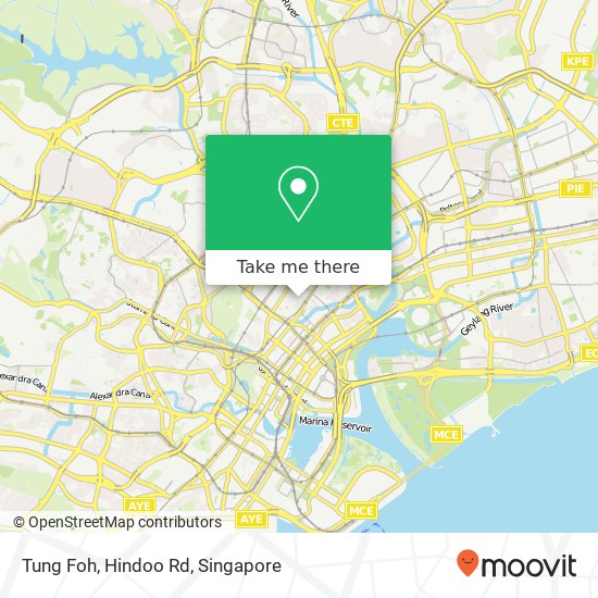 Tung Foh, Hindoo Rd map