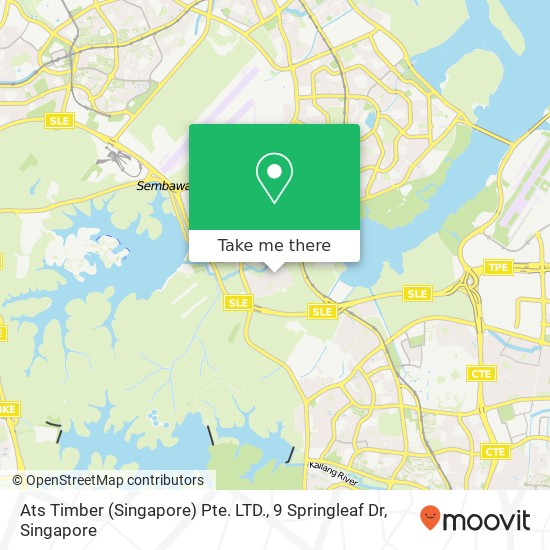 Ats Timber (Singapore) Pte. LTD., 9 Springleaf Dr map