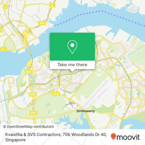 Kvaistha & SVS Contractors, 706 Woodlands Dr 40地图