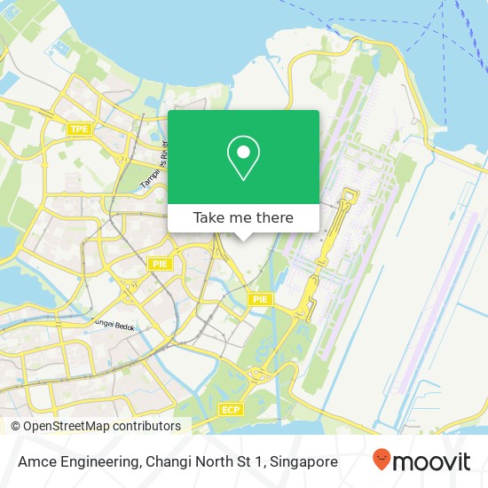 Amce Engineering, Changi North St 1 map