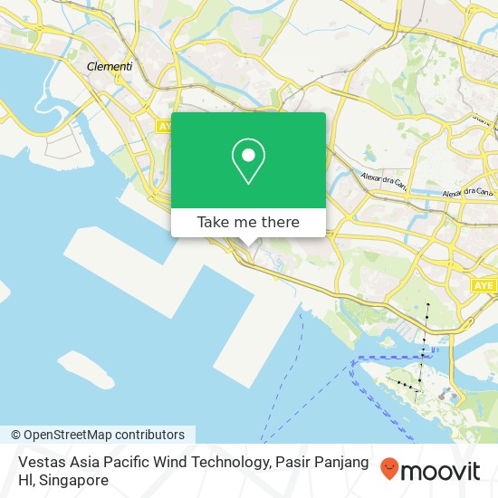 Vestas Asia Pacific Wind Technology, Pasir Panjang Hl地图