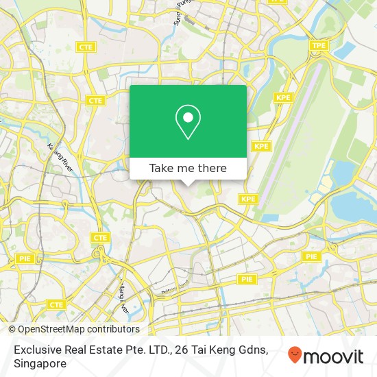 Exclusive Real Estate Pte. LTD., 26 Tai Keng Gdns地图