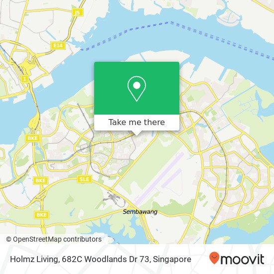 Holmz Living, 682C Woodlands Dr 73地图