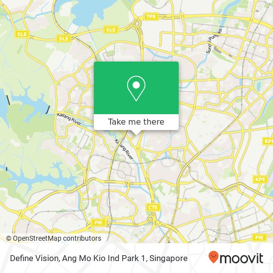 Define Vision, Ang Mo Kio Ind Park 1 map