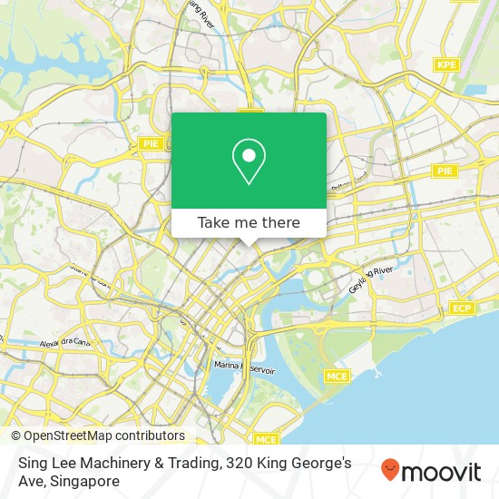 Sing Lee Machinery & Trading, 320 King George's Ave地图