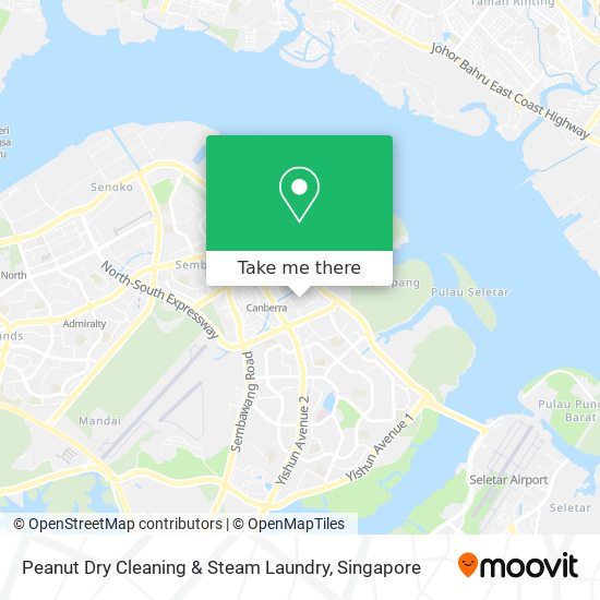 Peanut Dry Cleaning & Steam Laundry map