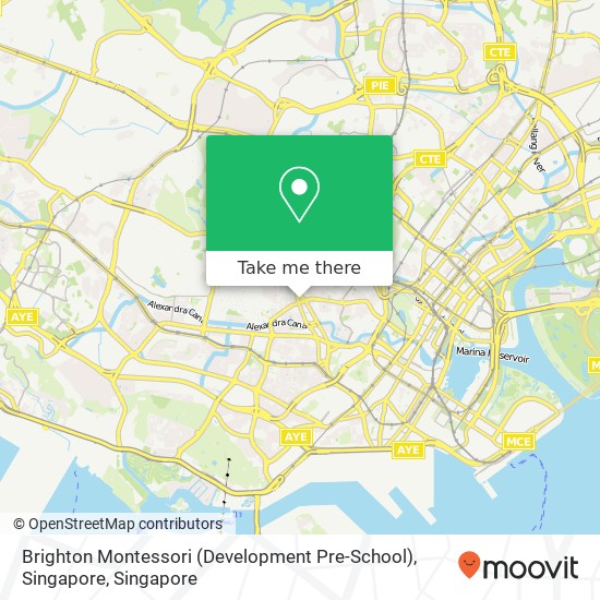 Brighton Montessori (Development Pre-School), Singapore map