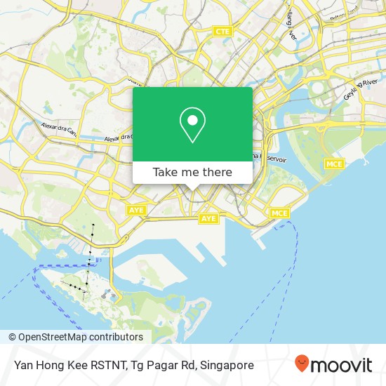 Yan Hong Kee RSTNT, Tg Pagar Rd地图