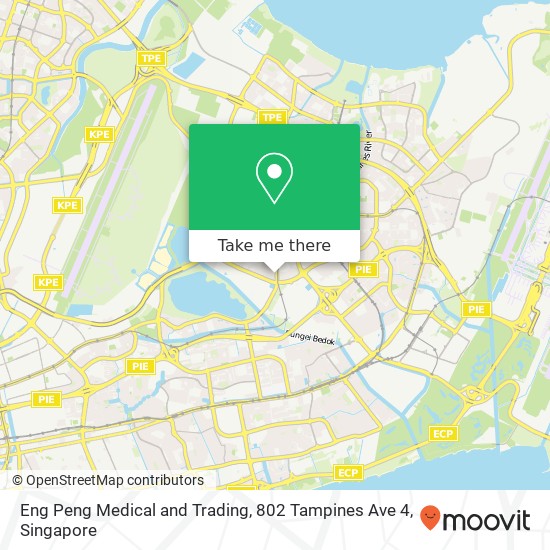 Eng Peng Medical and Trading, 802 Tampines Ave 4地图